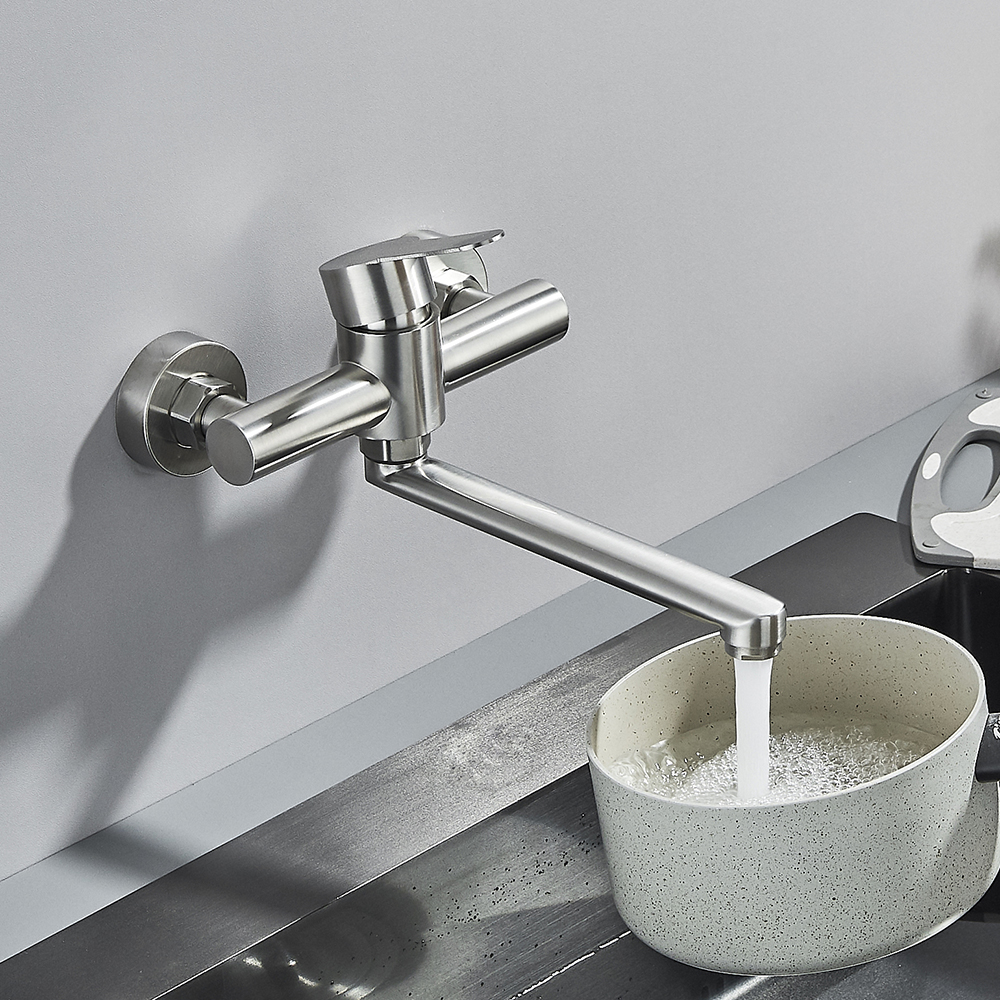 Black Wall Mounted Kitchen Fau - Commercial Kitchen Faucets incelemesi ve fiyatı