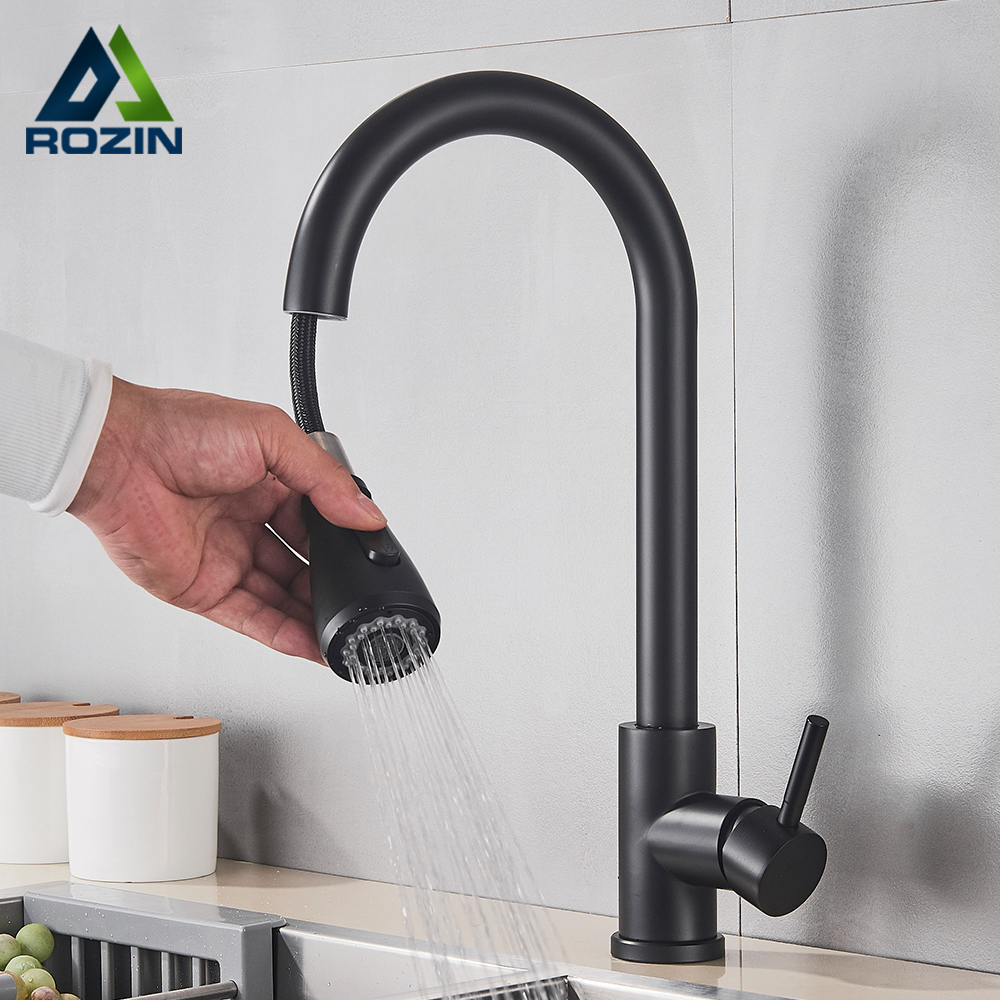 Rozin Black Kitchen Faucet Sin - Commercial Kitchen Faucets incelemesi ve fiyatı