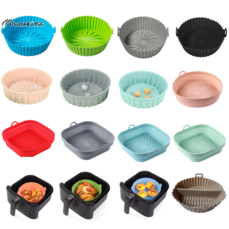 1Pcs Silicone Air Fryer Oven B - Commercial Kitchen Pots And Pans incelemesi ve fiyatı