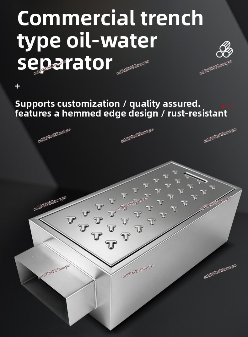 Thickened Stainless Steel Comm - Commercial Kitchen Grease Interceptor incelemesi ve fiyatı
