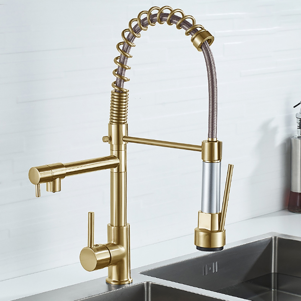 DQOK Black Brushed Spring Pull - Commercial Kitchen Faucets incelemesi ve fiyatı