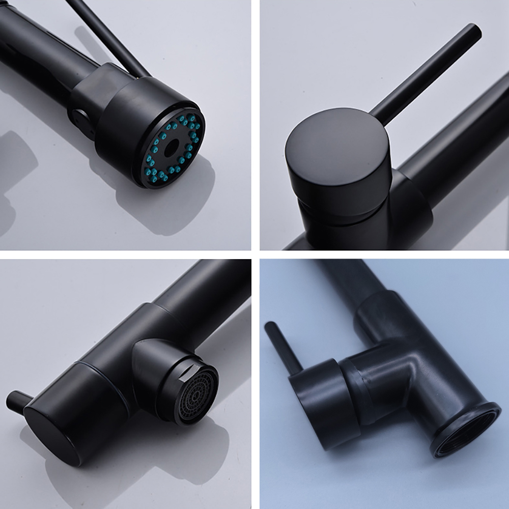 DQOK Black Brushed Spring Pull - Commercial Kitchen Faucets incelemesi ve fiyatı