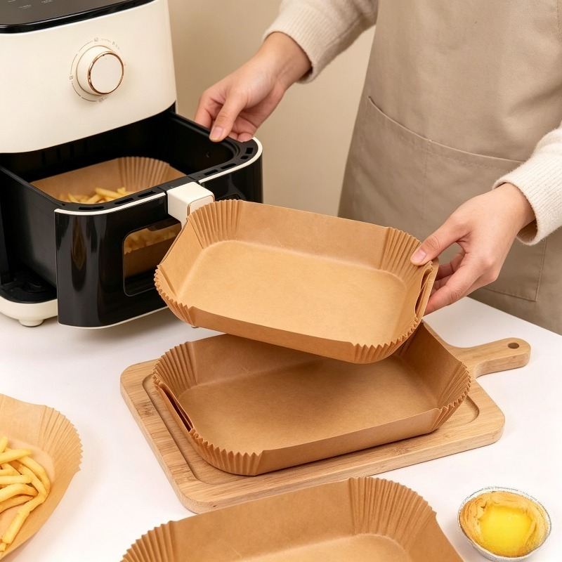 Rectangle Air Fryer Liners Foo - Commercial Kitchen Pots And Pans incelemesi ve fiyatı