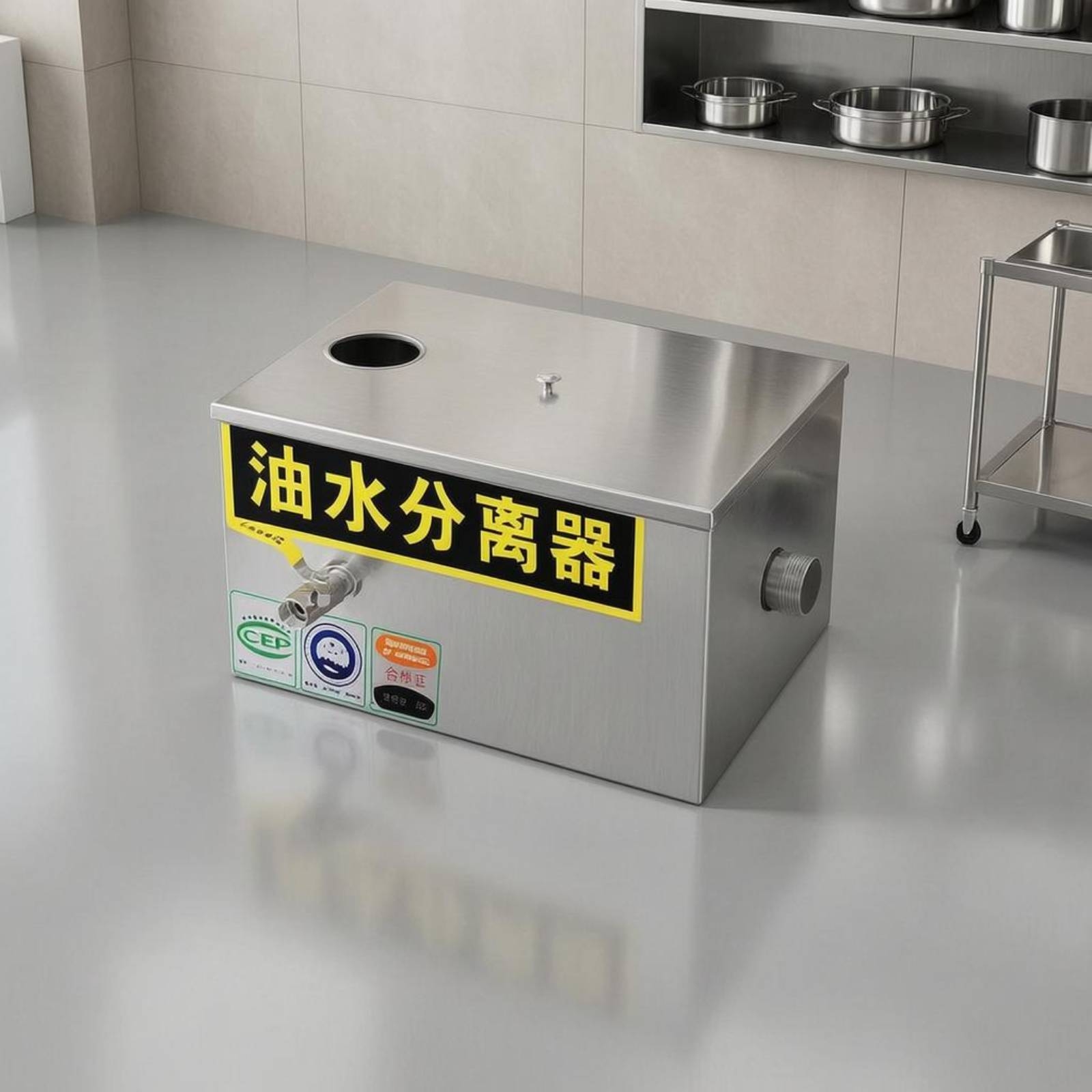 Commercial Kitchen Oil-Water S - Commercial Kitchen Grease Interceptor incelemesi ve fiyatı