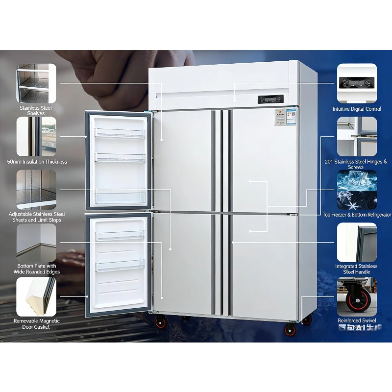 Commercial Stainless Steel Upr - Commercial Kitchen Refrigerator incelemesi ve fiyatı