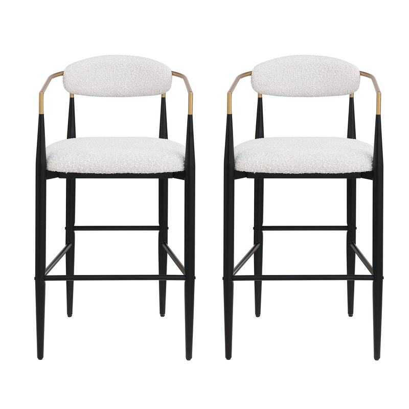 Beige Upholstered Bar Stools S - Commercial Kitchen Island incelemesi ve fiyatı