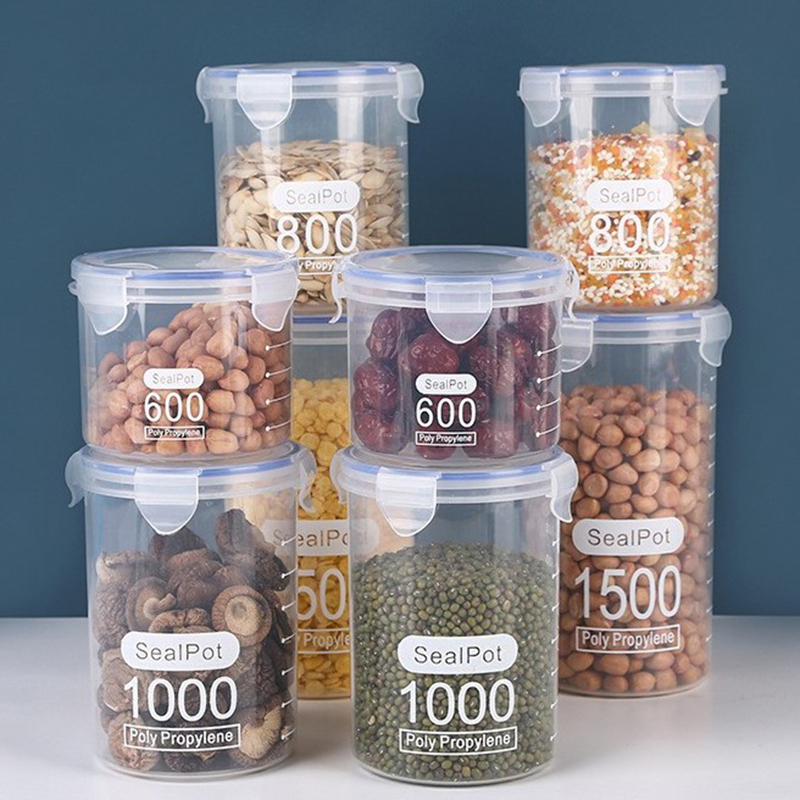 1-4PCS Sealed Jars With Scale  - Commercial Kitchen Refrigerator incelemesi ve fiyatı