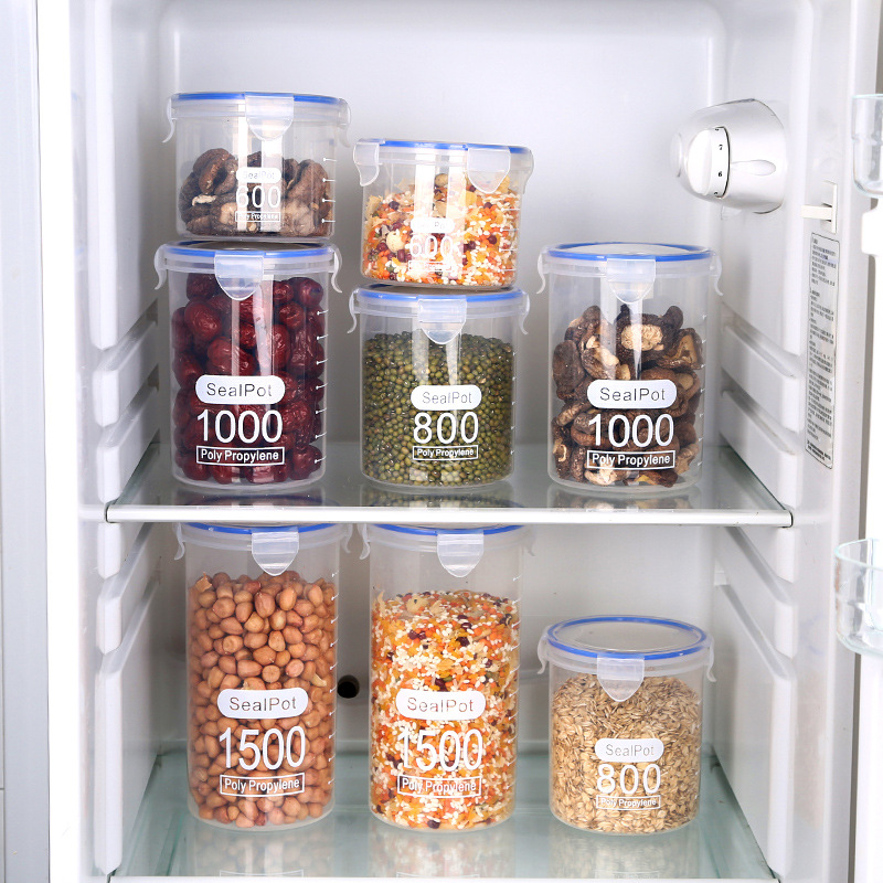 1-4PCS Sealed Jars With Scale  - Commercial Kitchen Refrigerator incelemesi ve fiyatı