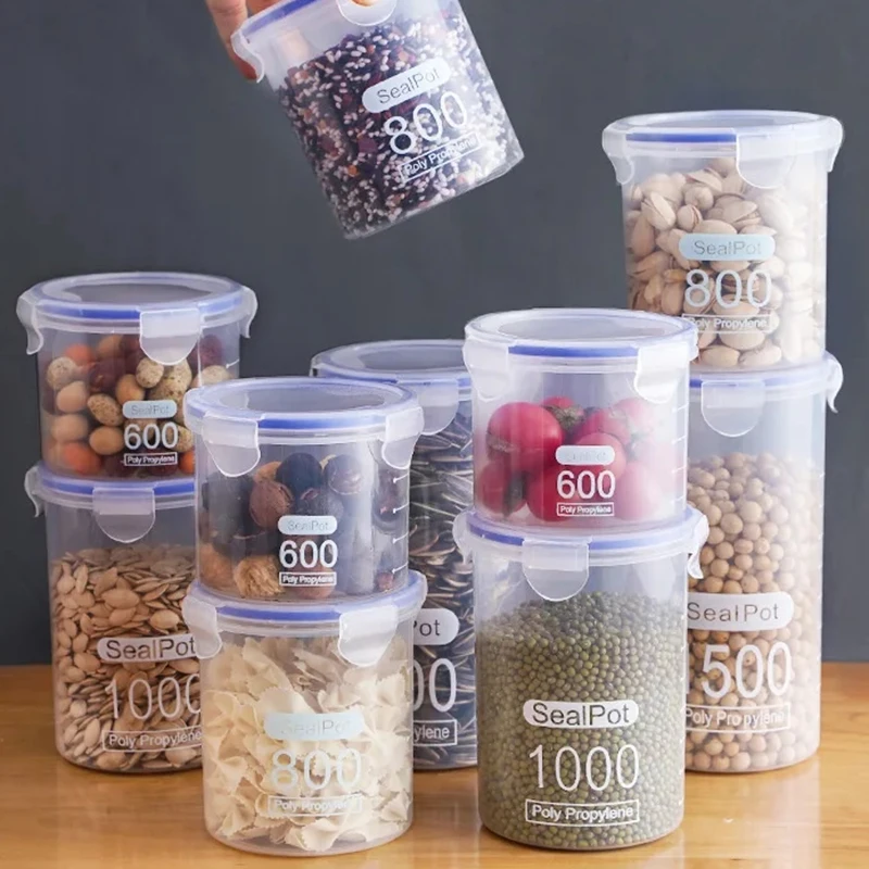 1/4PCS Sealed Jars With Scale  - Commercial Kitchen Refrigerator incelemesi ve fiyatı